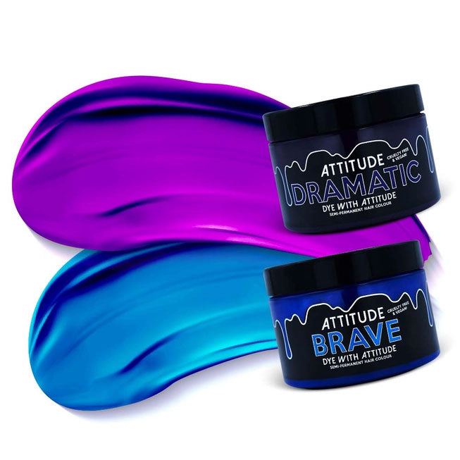 Space Angel Purple/Blue Attitude Hair Dye Duo