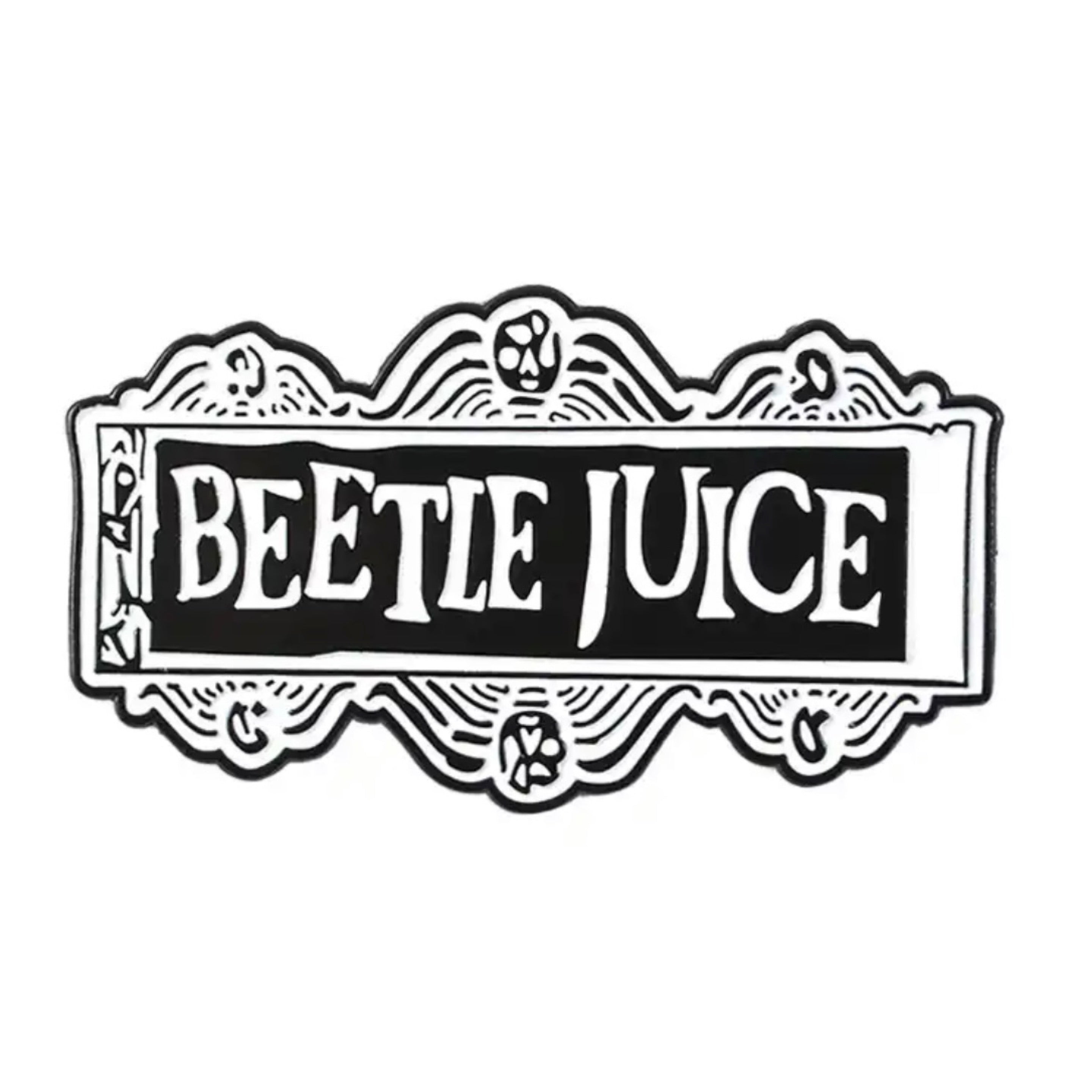 Beetlejuice Enamel Pin