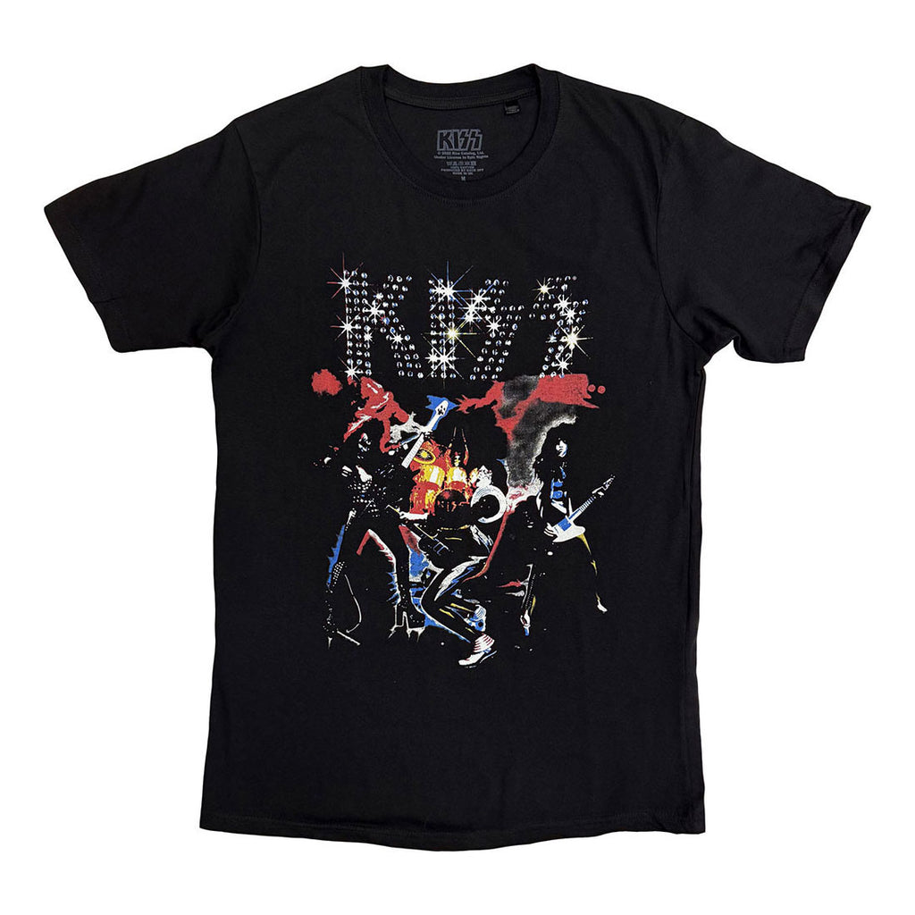 KISS Band Glamour Sparkle Tee