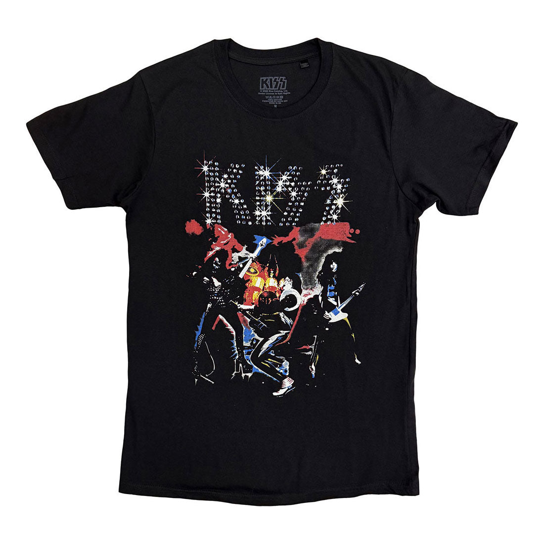 KISS Band Glamour Sparkle Tee
