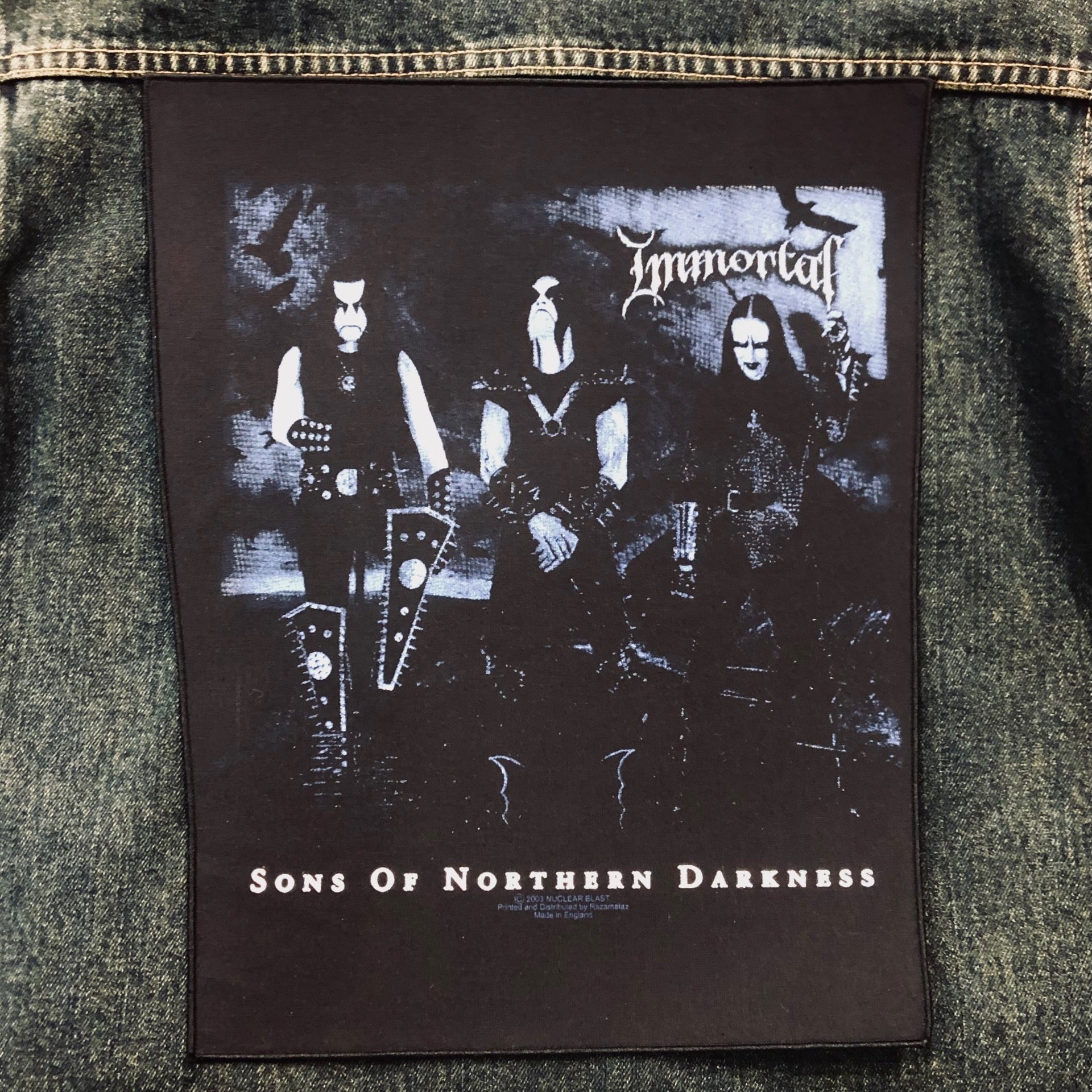 IMMORTAL Sons Of The Northern Darkness Back Patch