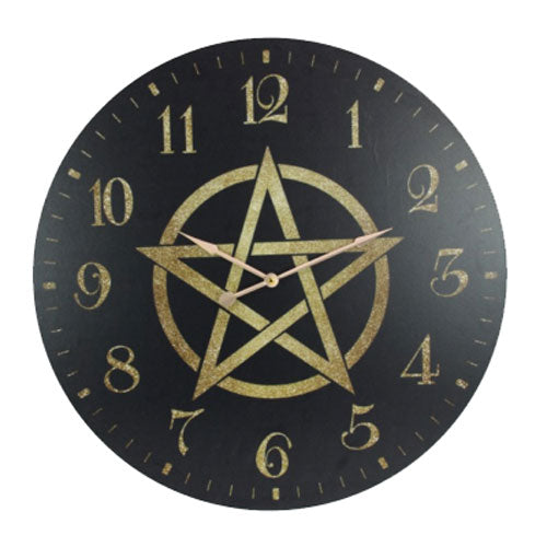 Wicca Penta Clock