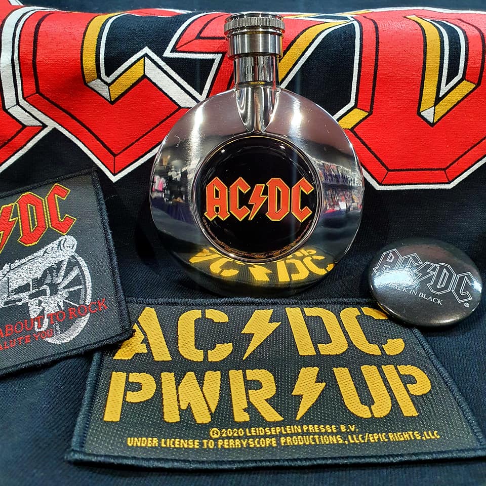 AC/DC Hip Flask