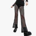 Tripp NYC. Mary Q Fishnet Exposed Flares
