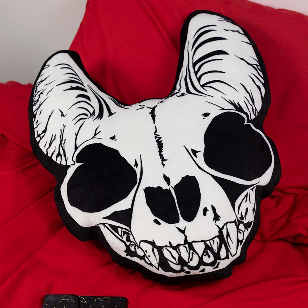Cat Skull Cushion