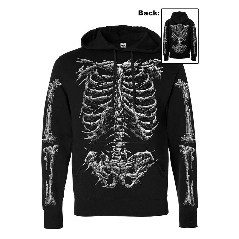 Dead Inside Skeleton Hoodie