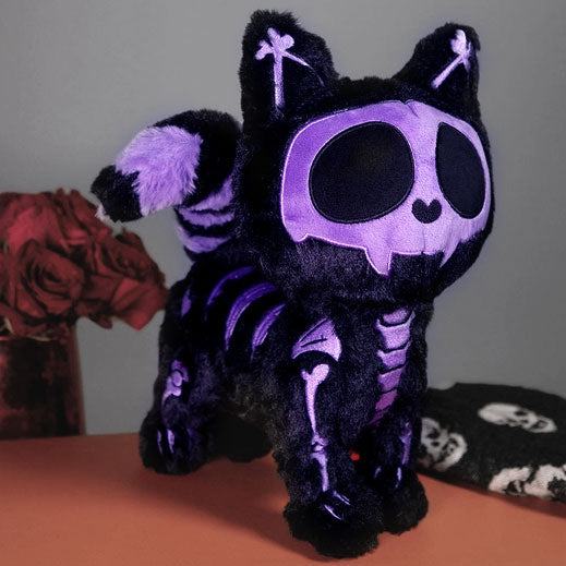 Skelekitty Plush Toy - Ultra Violet Bones Limited Edition