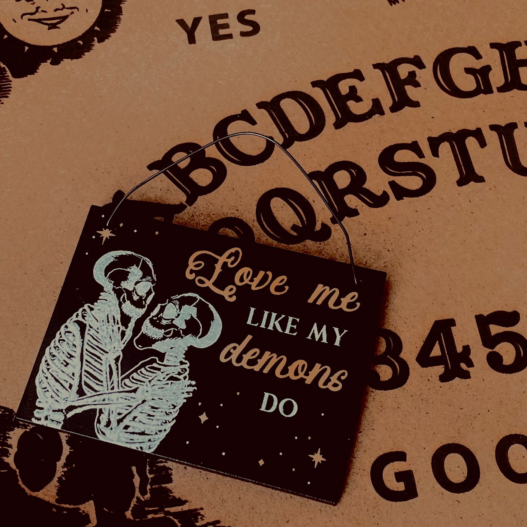 Love Me Like My Demons Do Mini Sign
