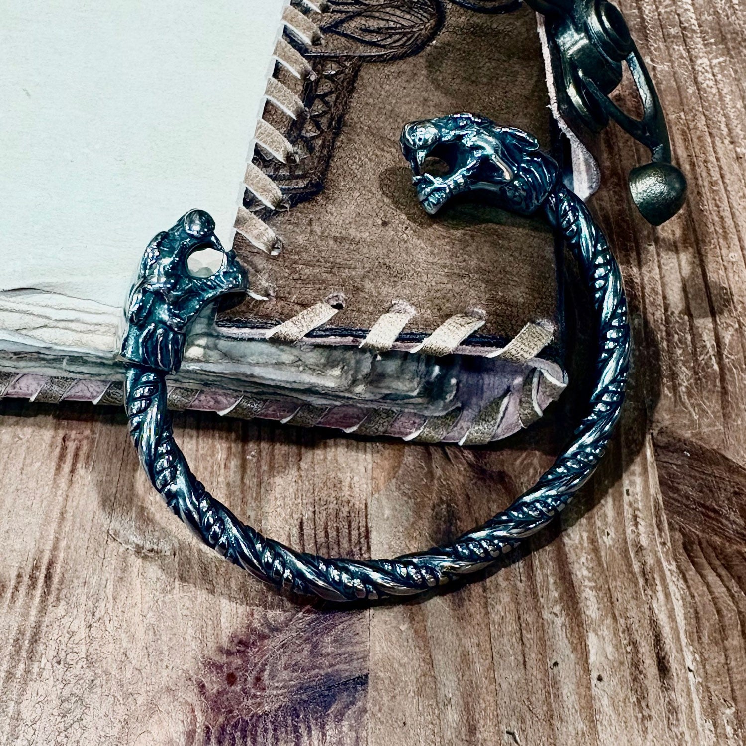 Warrior Heart Torc Bracelet