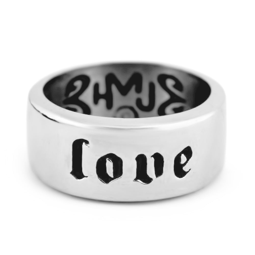 Love Stainless Steel Ring