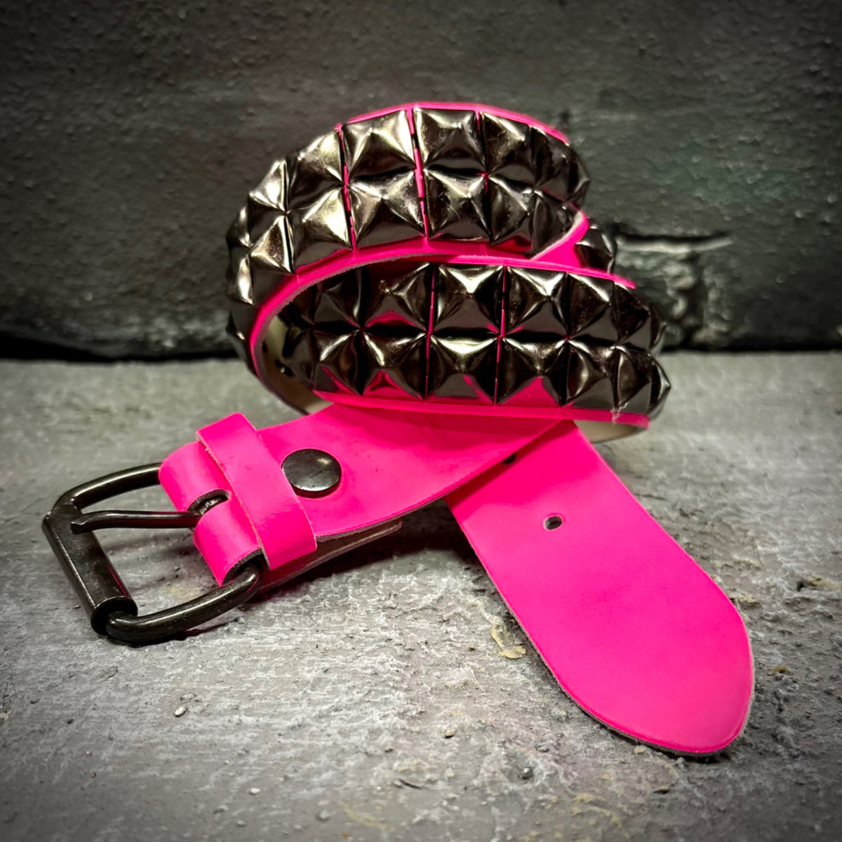 Duece Hypertension Studded Leather Belt