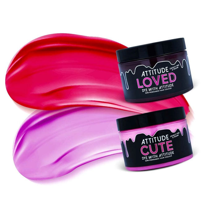 Loved Me Pink Attitude Hair Dye Duo