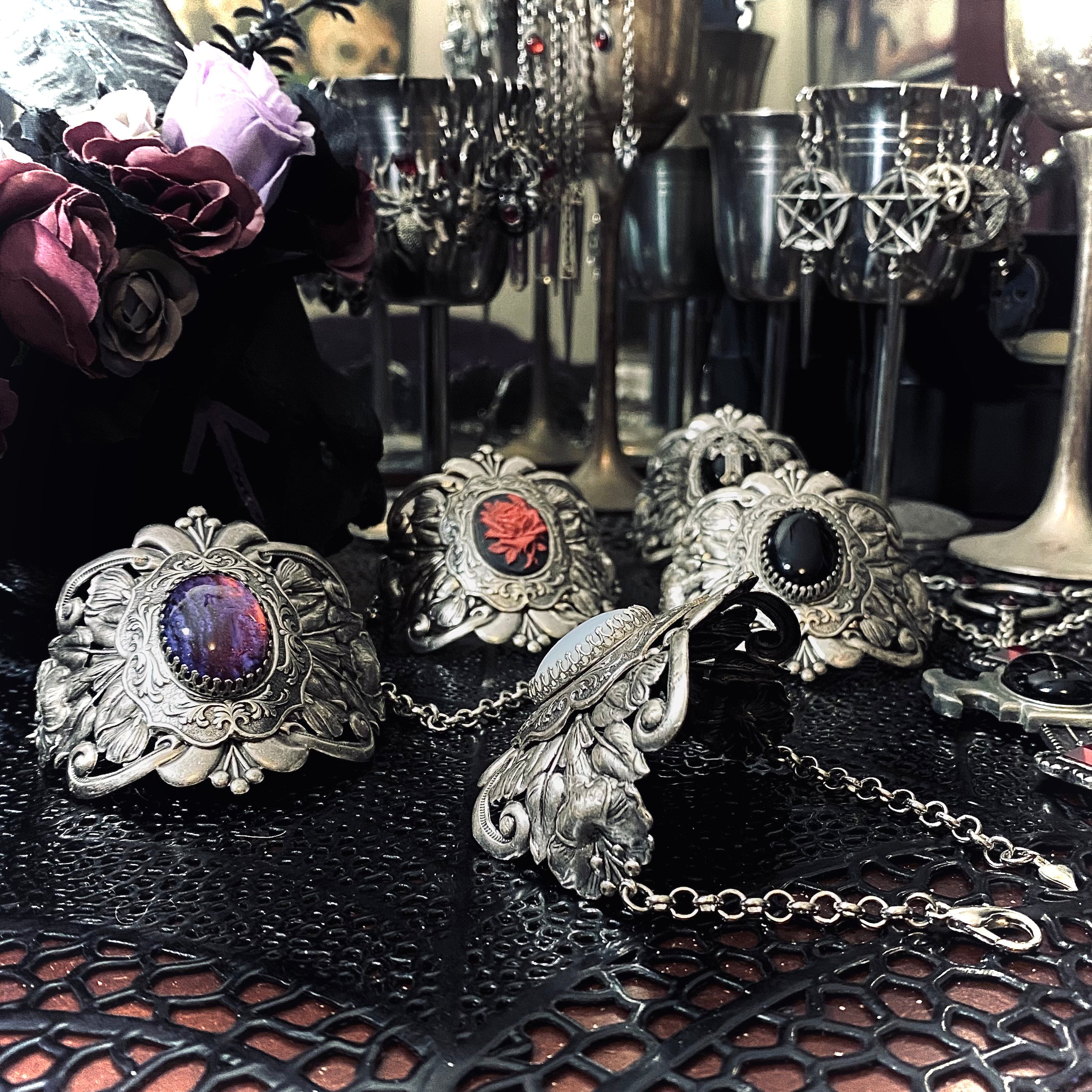 Dragons Breath Filigree Wrist Cuff
