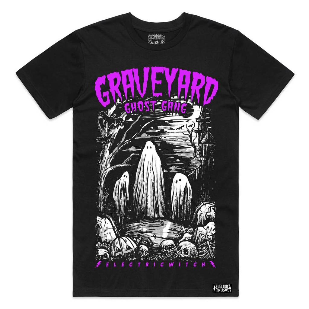 Graveyard Gang Tee - Purple