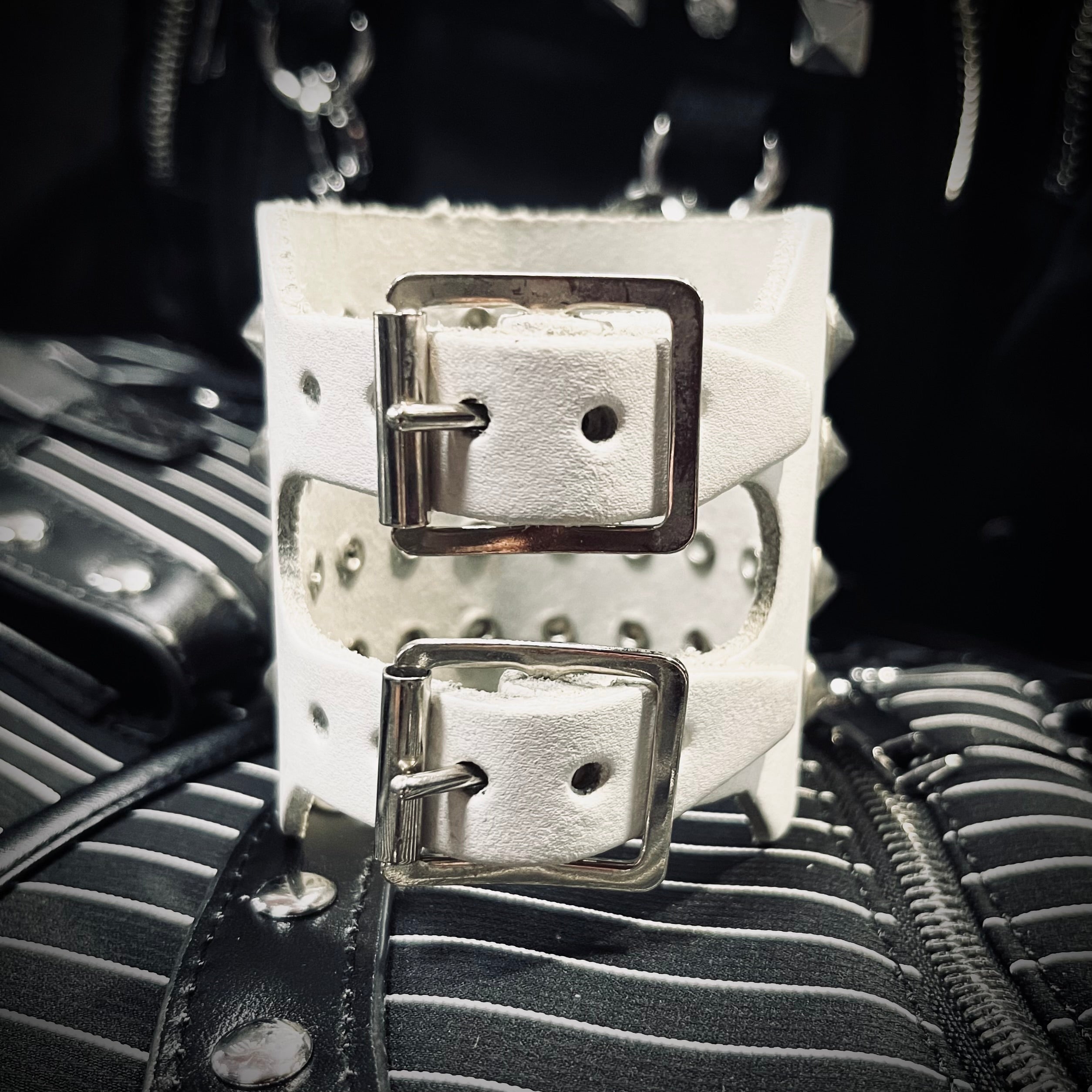 Spirit in Jahannam Premium Leather Spike Cuff