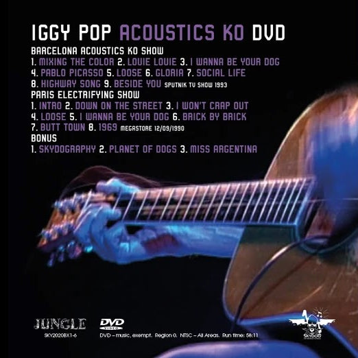 IGGY POP Acoustics KO DVD (2007)