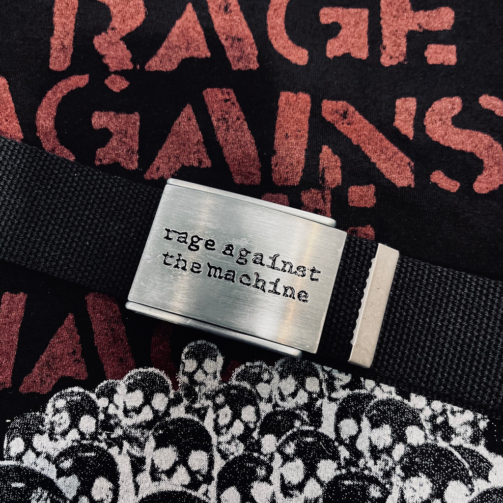 RAGE AGAINST THE MACHINE (RATM) Webbing Adjustable Belt