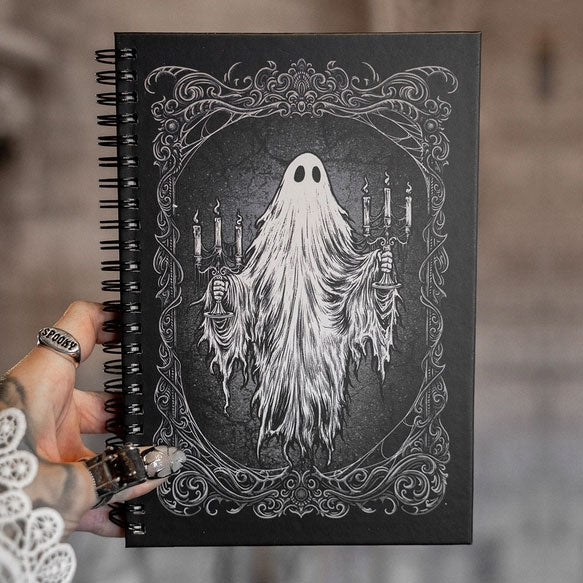 Ghost Haunting Spiral Notebook