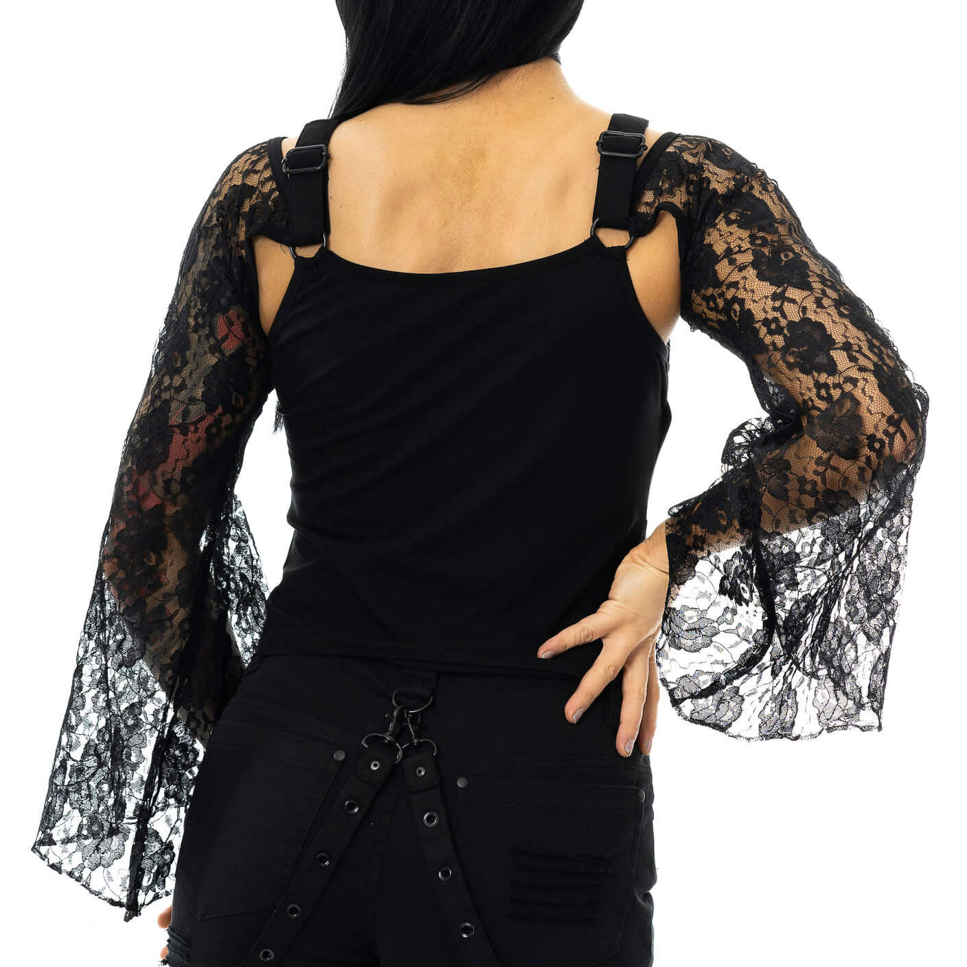 Jacinda Lace Sleeve Top