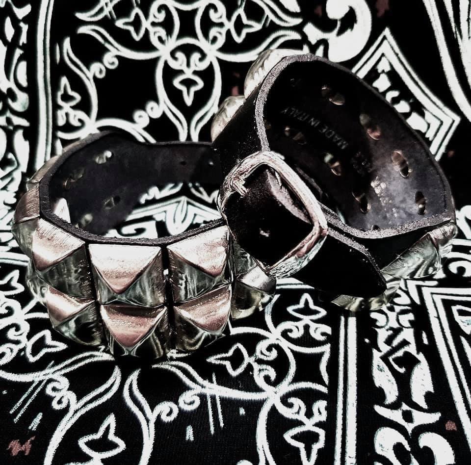 Deuce Studded Wrist Cuff
