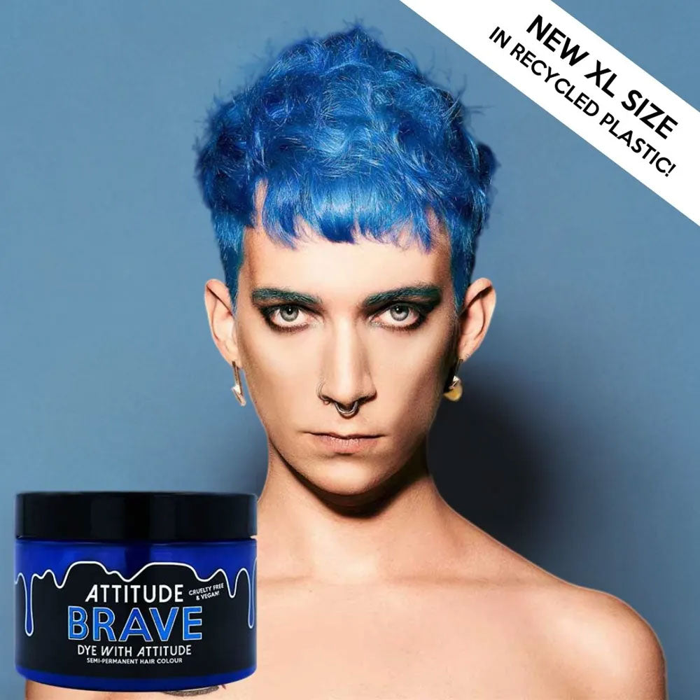 Brave Blue Attitude Hair Dye (250ml)