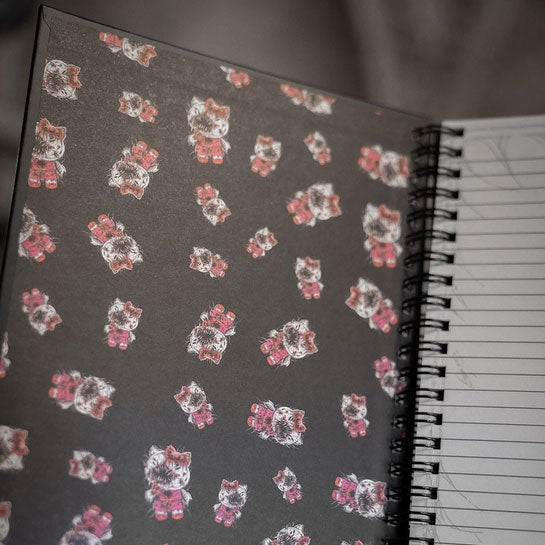 Hell Kitty Spiral Journal
