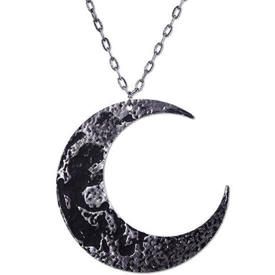 Grand Crescent Moon Necklace