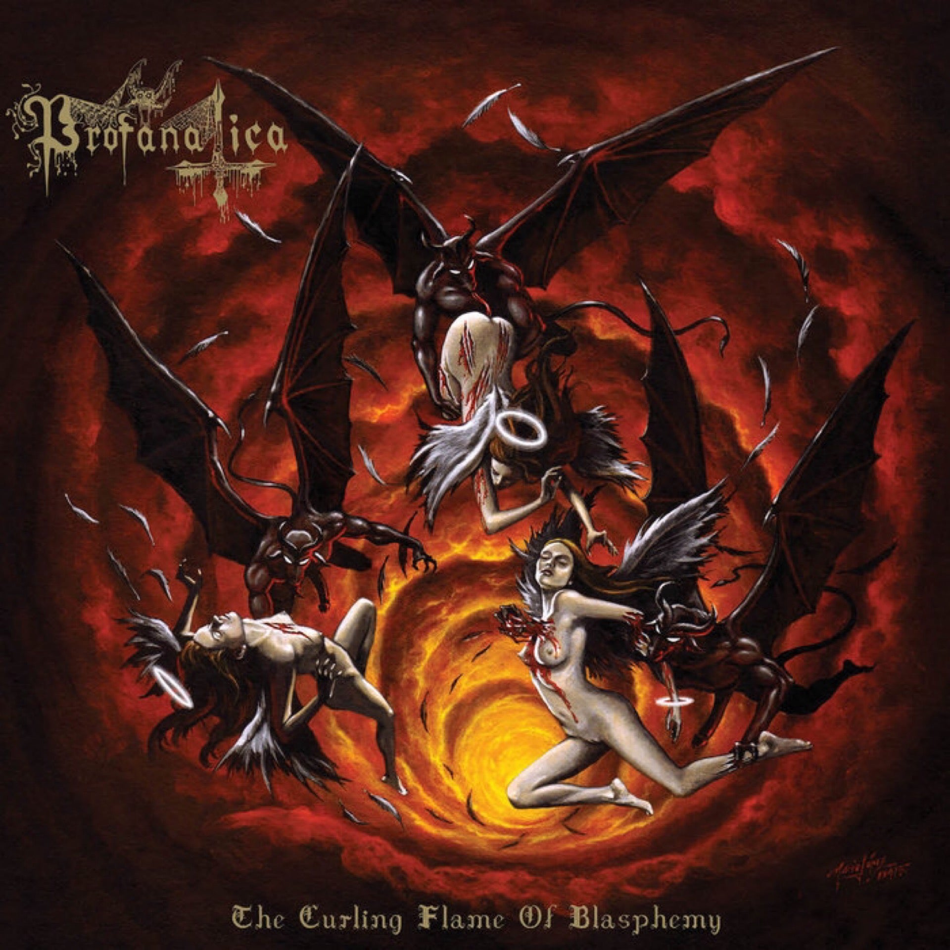 PROFANATICA Curling Flame Of Blasphemy Vinyl (2016)