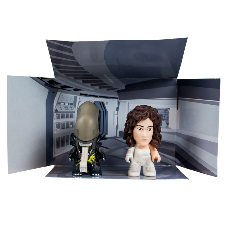 Alien - Ripley & Xenomorph Acid Spat 3" Titans * 2pk