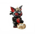 Grimoire Gremlakin Gold Tealight Cat Candle Holder