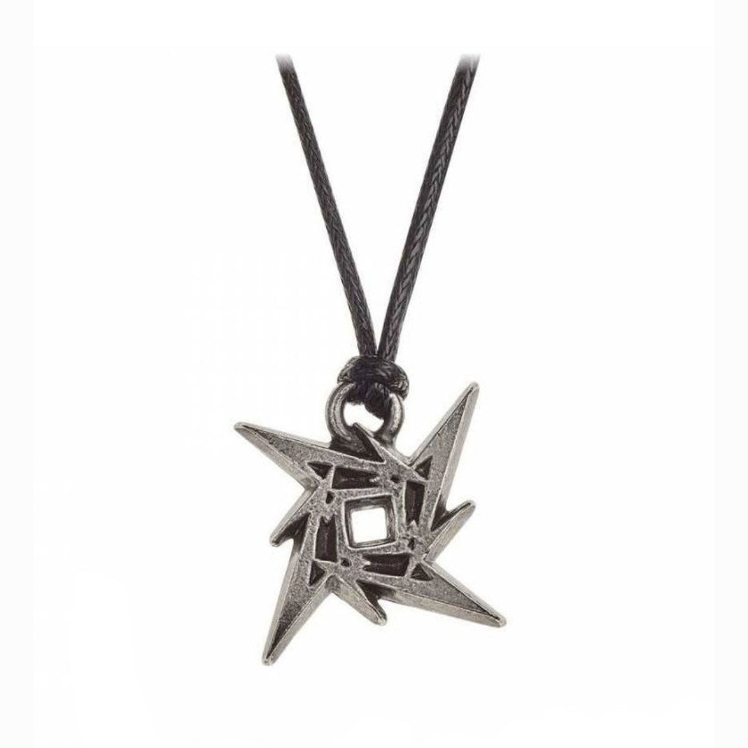 METALLICA Ninja Star Rock Merch Necklace