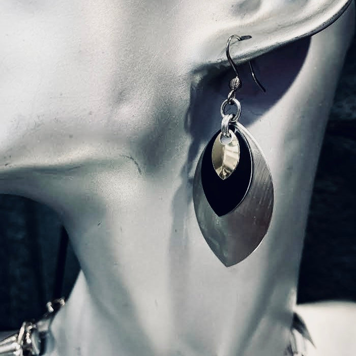 Large Elven Scale Earrings