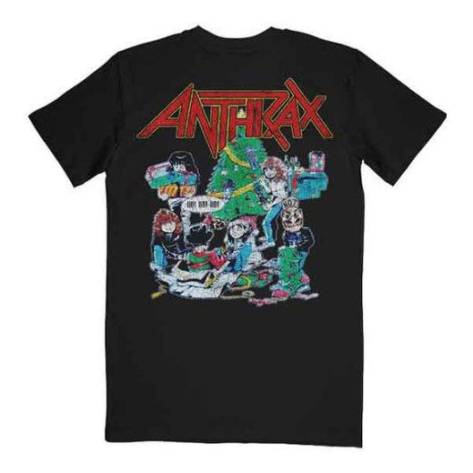 ANTHRAX Vintage Christmas Tee (Backprint)