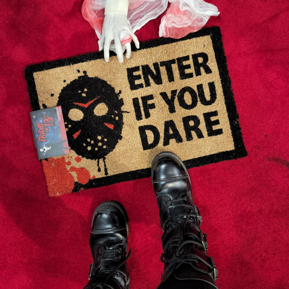 Door Mat: Enter If You Dare - Friday The 13th