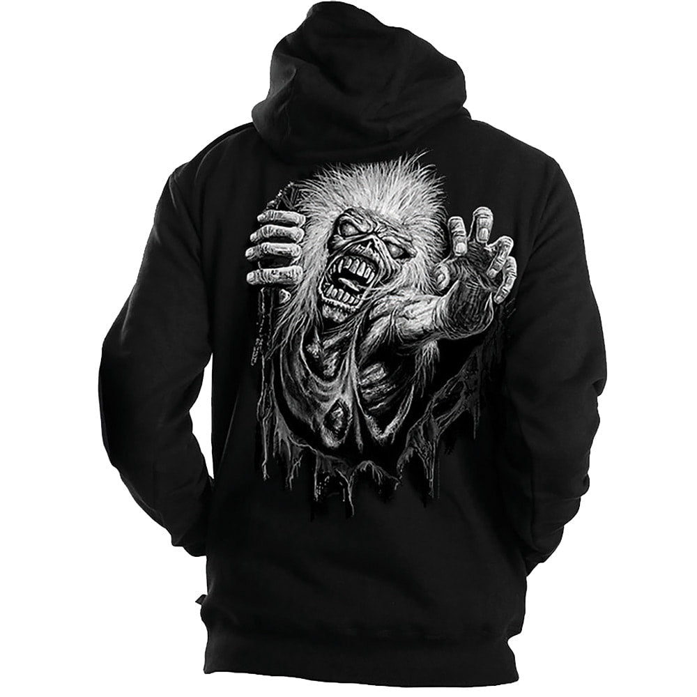 IRON MAIDEN No Prayer Zip Front Hood