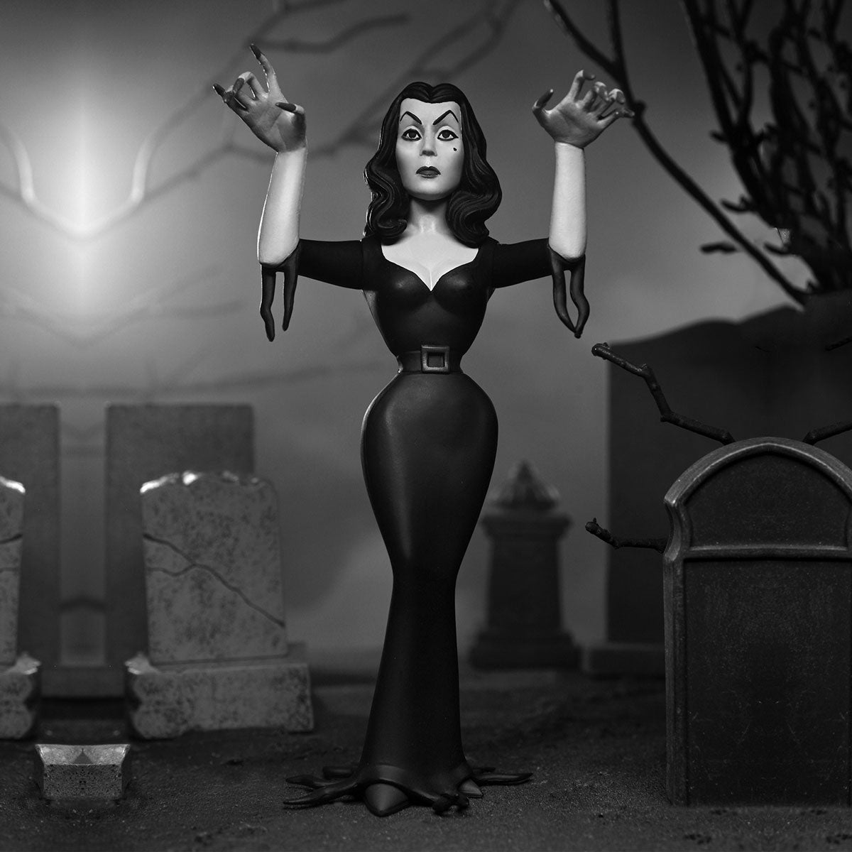 Vampira Toony Terror Silver Screen Edition 6″ Figure