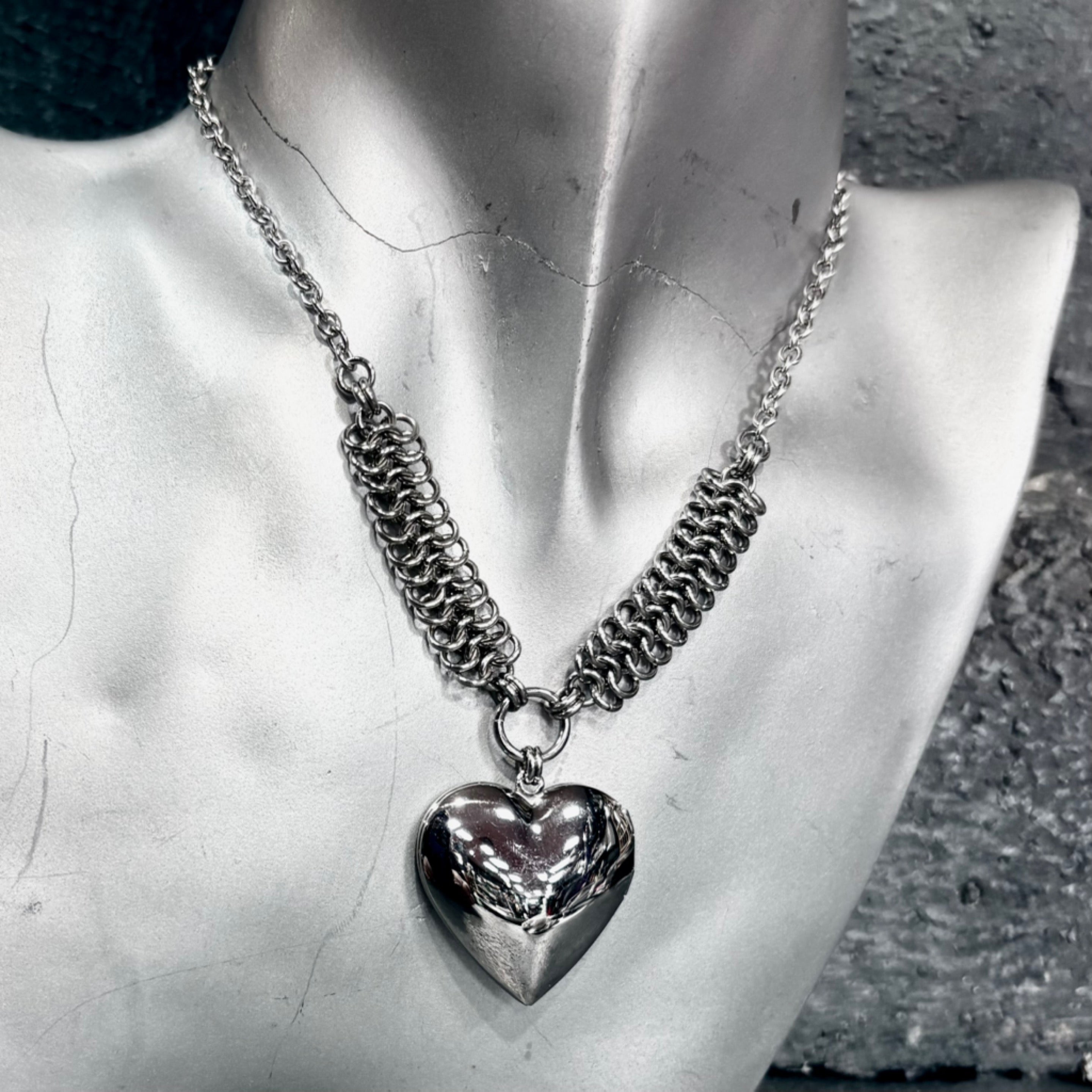 Eternal Heart Locket Necklace