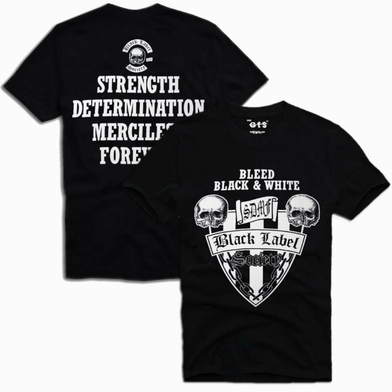 BLACK LABEL SOCIETY (BLS) Bleed Black and White Tee