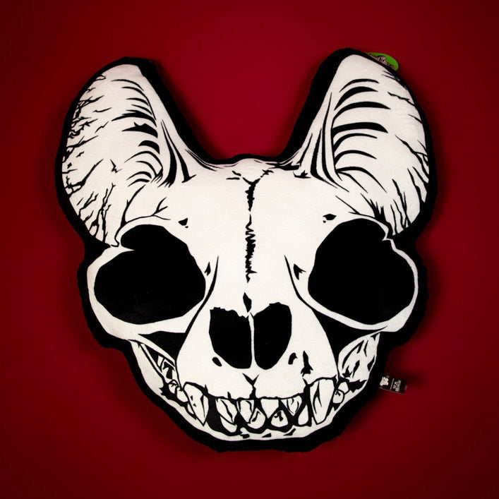 Cat Skull Cushion