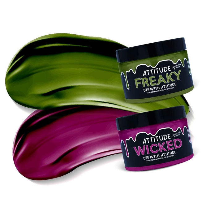 Wicked Witch Green/Purple Hair Dye Duo
