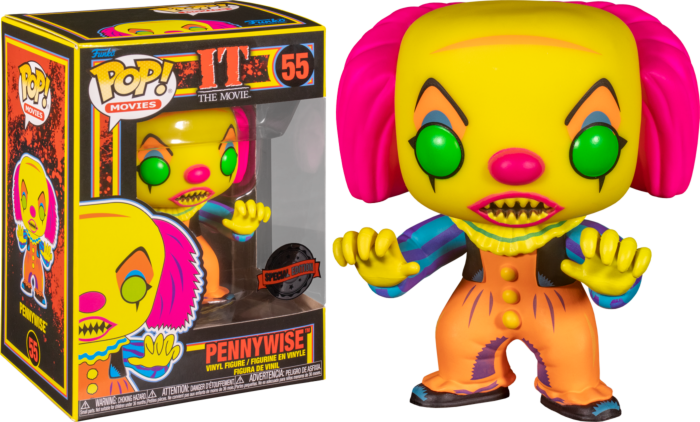 It (1990) - Pennywise Black Light Pop! Vinyl