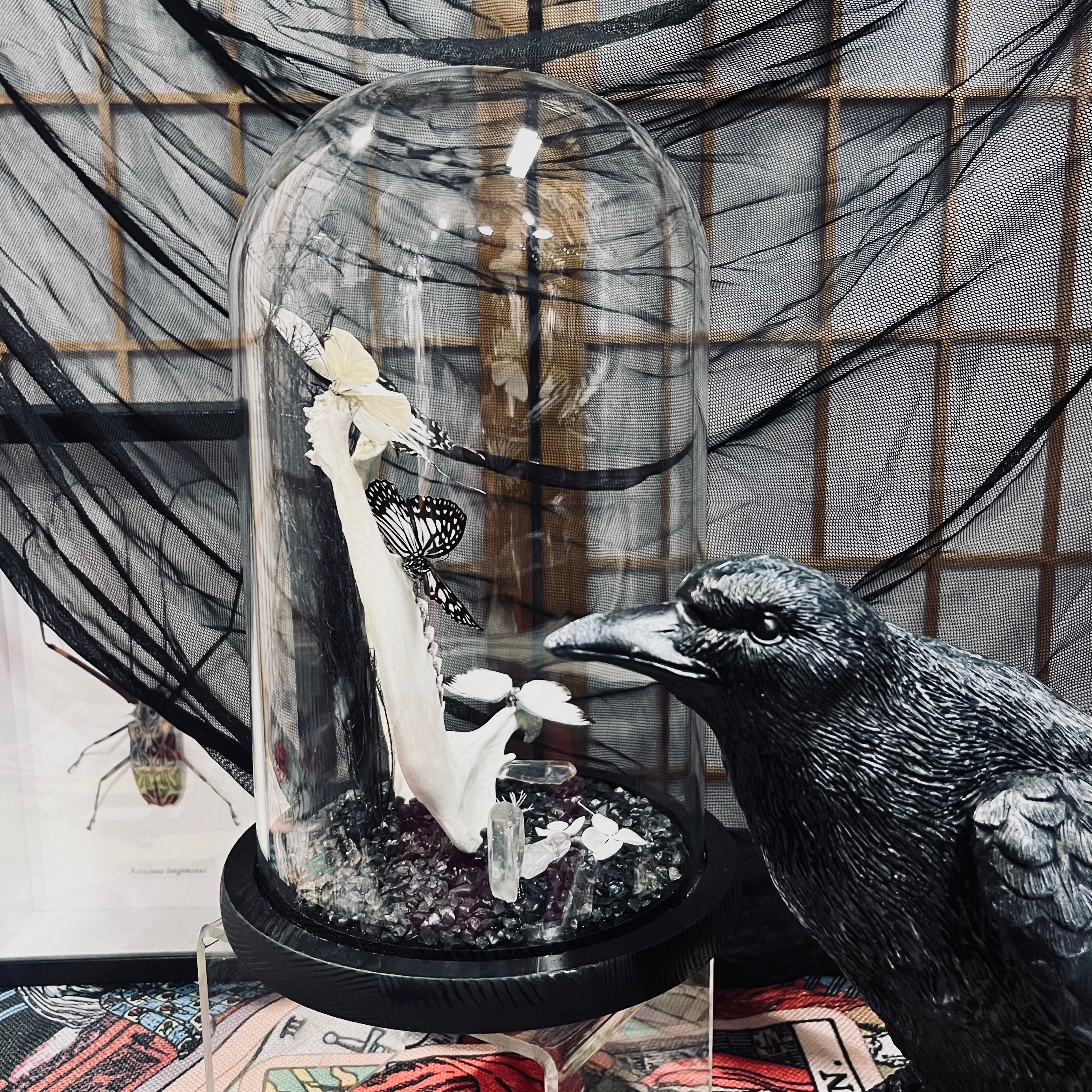 Raven Messenger Statue