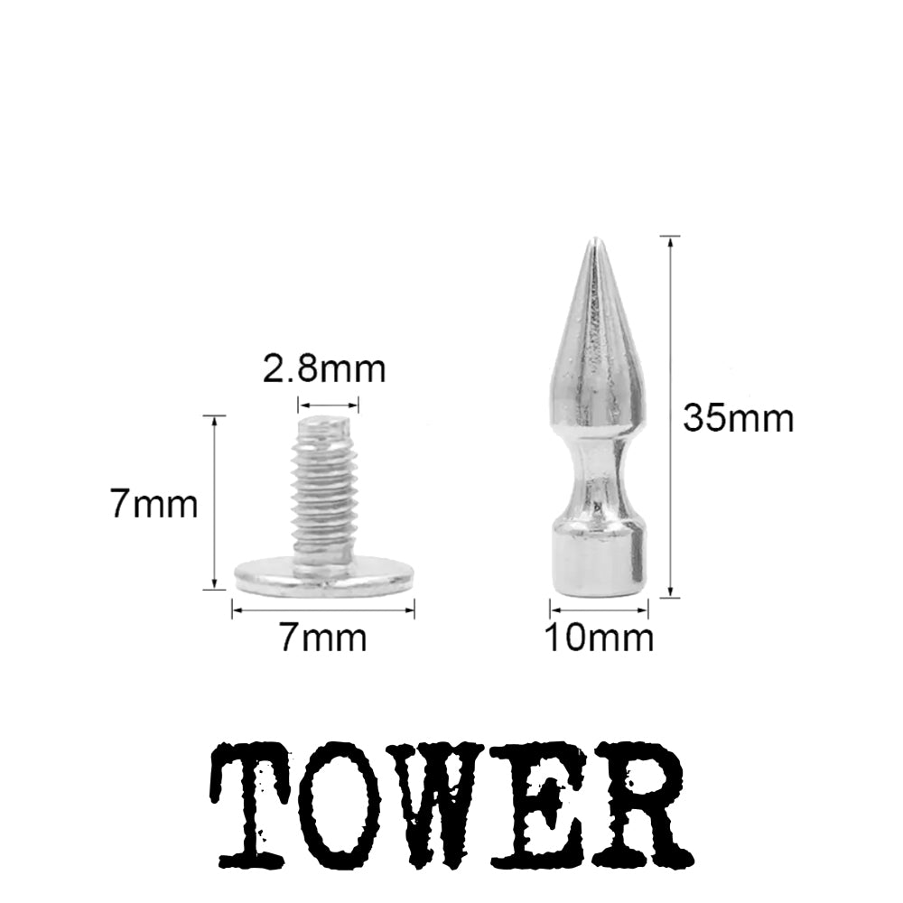 DIY Tower Spikes Screw Stud Collection