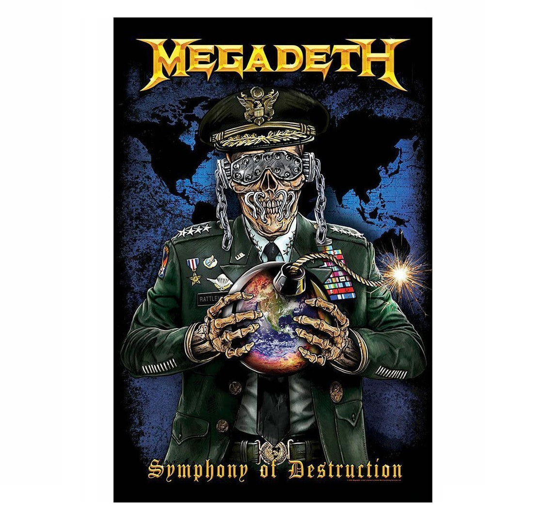 MEGADETH Symphony Of Destruction Wall Flag
