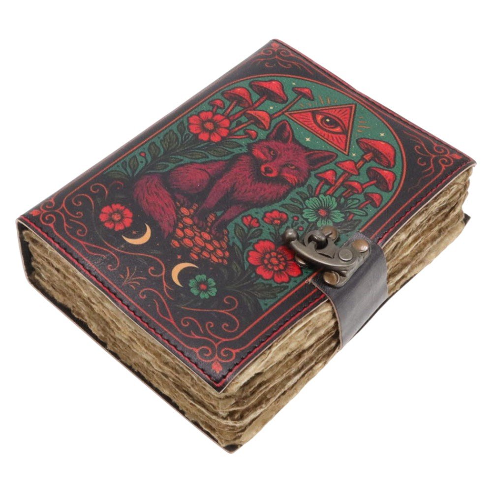 Wolf Heart Leather Journal