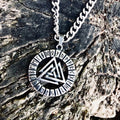 Valknut Pendant Choker Necklace