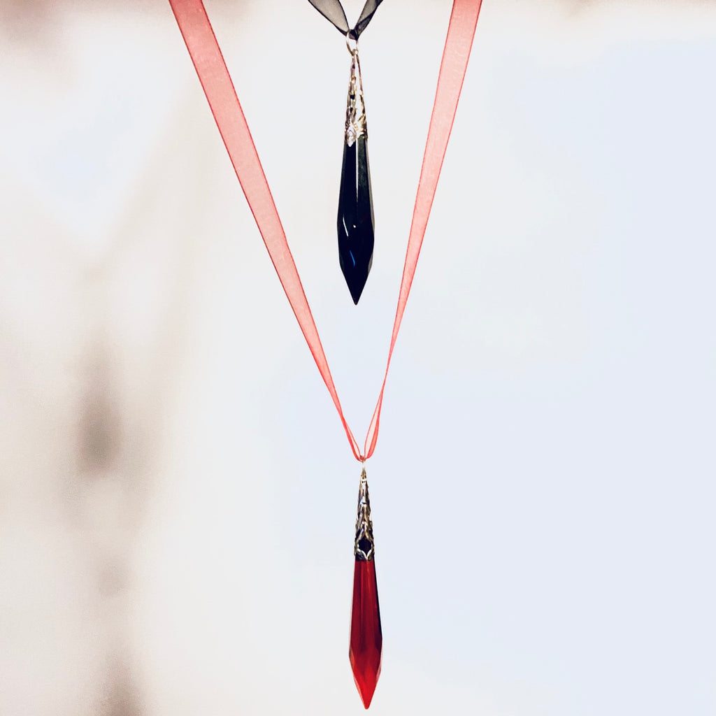 Bloody Death Prism Ribbon Choker