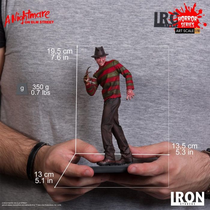Nightmare on Elm St - Freddy 1:10 Statue