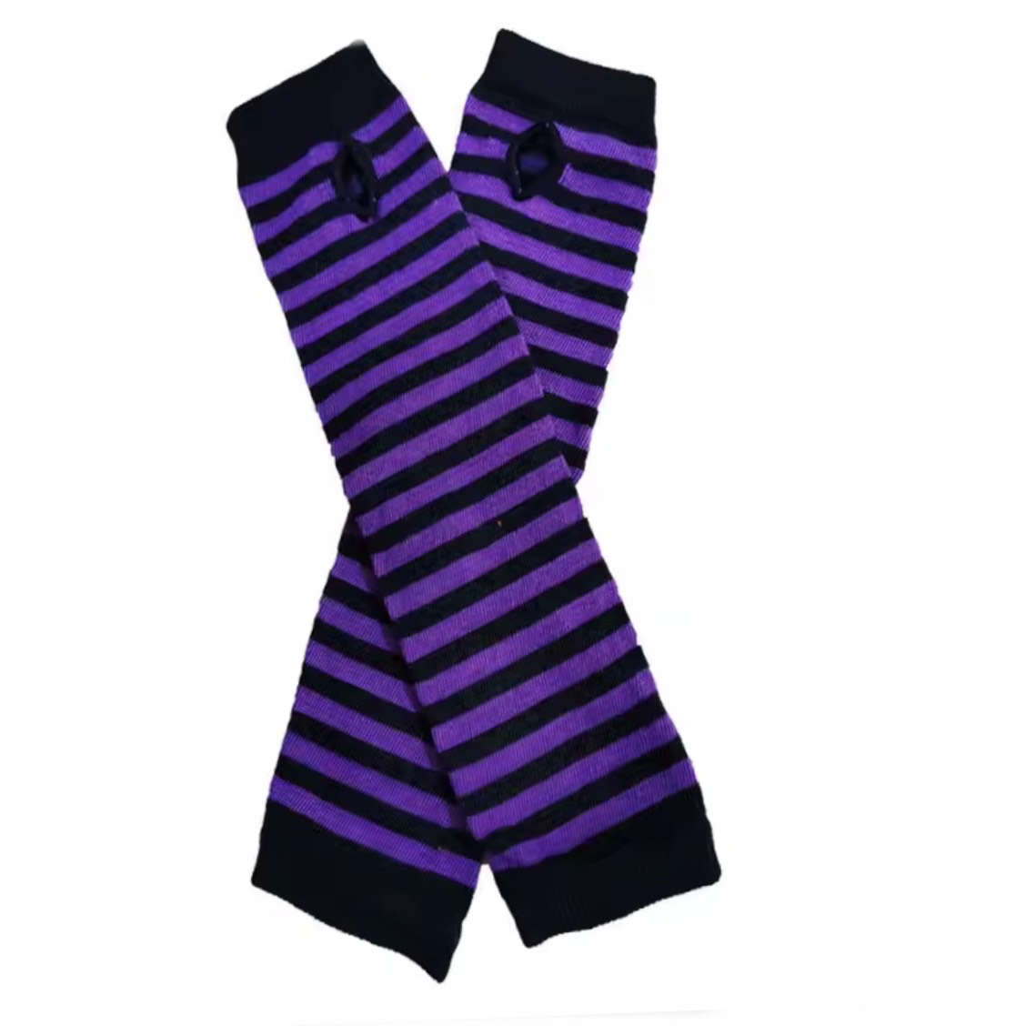 Stripe Arm Sleeves - Punk'd Purple
