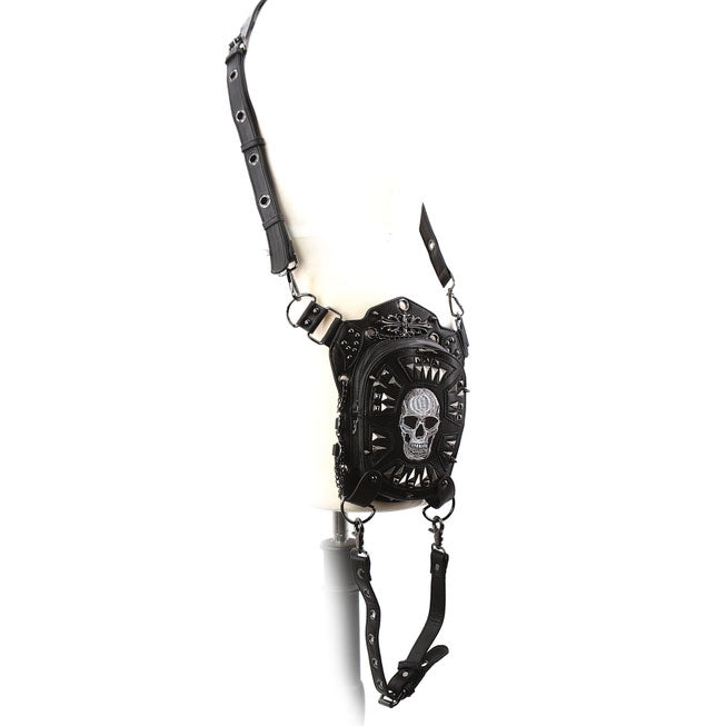 Convertible Skull Design Holster Bag